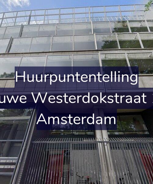 Foto gevel Huurpuntentelling voor Nieuwe Westerdokstraat 156, Amsterdam