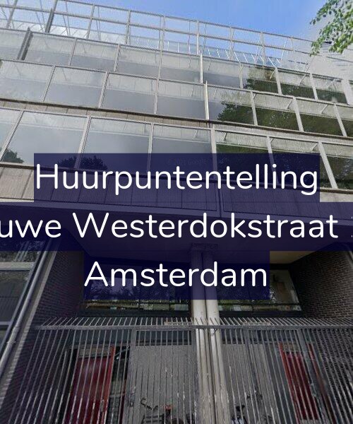 Foto gevel Huurpuntentelling voor Nieuwe Westerdokstraat 140, Amsterdam