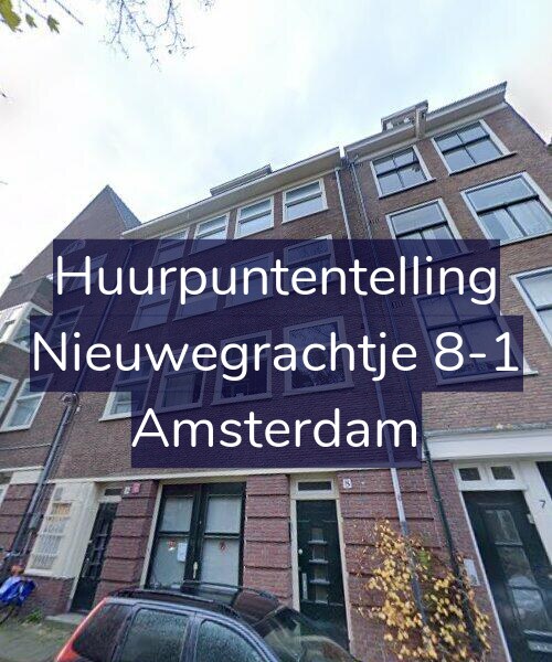 Foto gevel Huurpuntentelling voor Nieuwegrachtje 8-1, Amsterdam