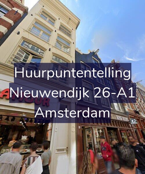 Foto gevel Huurpuntentelling voor Nieuwendijk 26-A1, Amsterdam