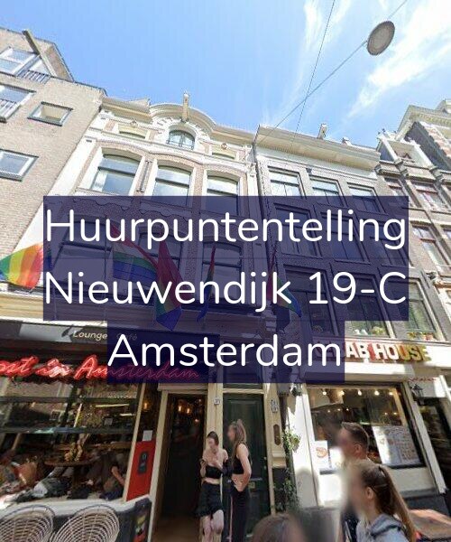 Foto gevel Huurpuntentelling voor Nieuwendijk 19-C, Amsterdam