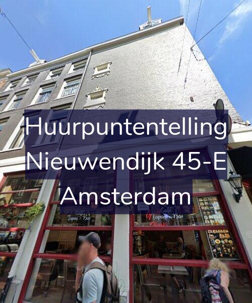 Foto gevel Huurpuntentelling voor Nieuwendijk 45-E, Amsterdam
