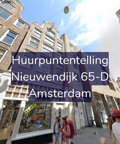 Foto gevel Huurpuntentelling voor Nieuwendijk 65-D, Amsterdam