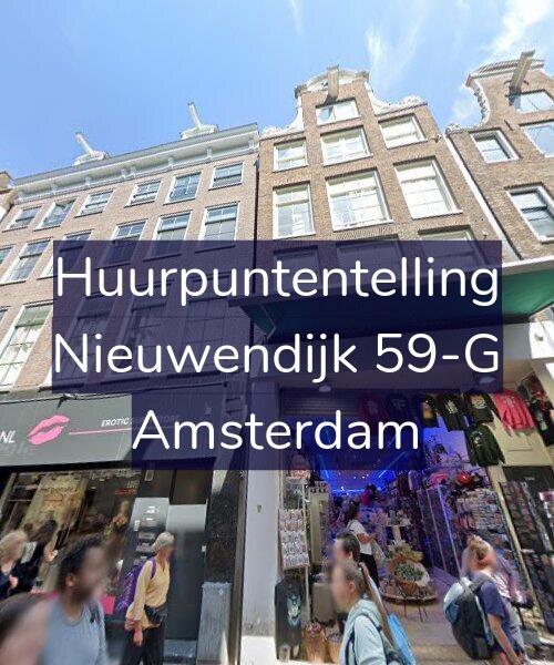 Foto gevel Huurpuntentelling voor Nieuwendijk 59-G, Amsterdam