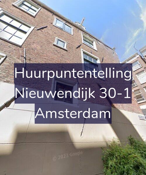 Foto gevel Huurpuntentelling voor Nieuwendijk 30-1, Amsterdam