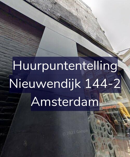 Foto gevel Huurpuntentelling voor Nieuwendijk 144-2, Amsterdam