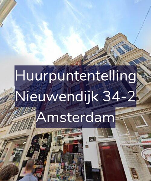 Foto gevel Huurpuntentelling voor Nieuwendijk 34-2, Amsterdam