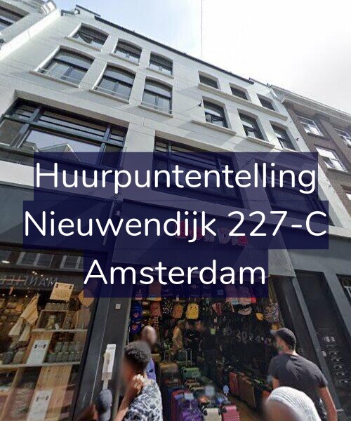 Foto gevel Huurpuntentelling voor Nieuwendijk 227-C, Amsterdam