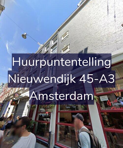 Foto gevel Huurpuntentelling voor Nieuwendijk 45-A3, Amsterdam