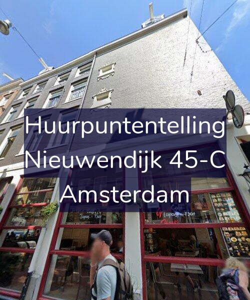 Foto gevel Huurpuntentelling voor Nieuwendijk 45-C, Amsterdam