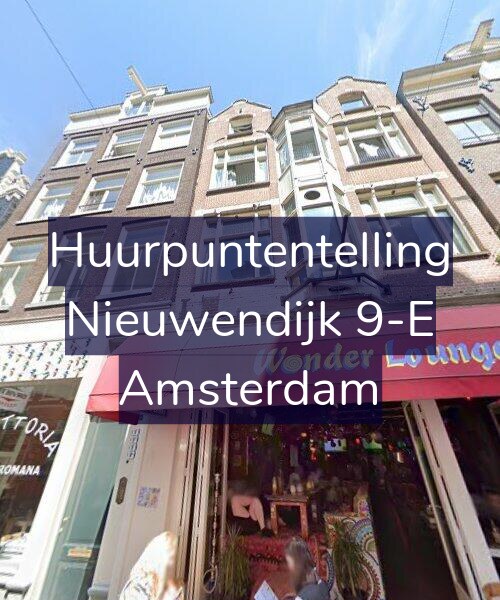Foto gevel Huurpuntentelling voor Nieuwendijk 9-E, Amsterdam