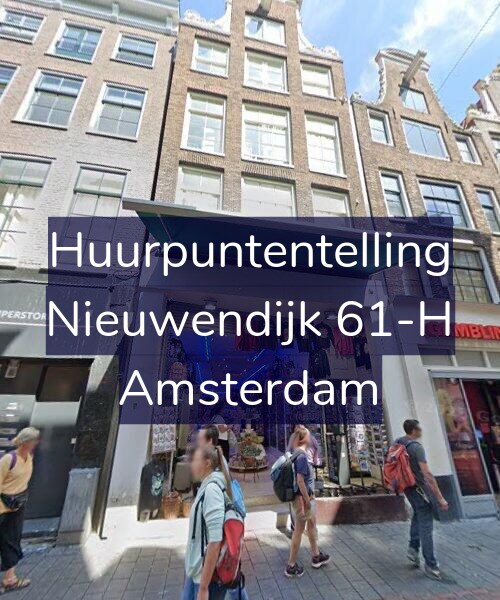 Foto gevel Huurpuntentelling voor Nieuwendijk 61-H, Amsterdam