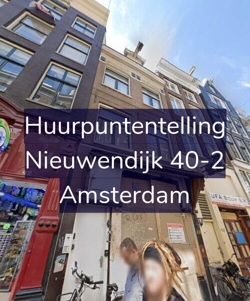 Foto gevel Huurpuntentelling voor Nieuwendijk 40-2, Amsterdam