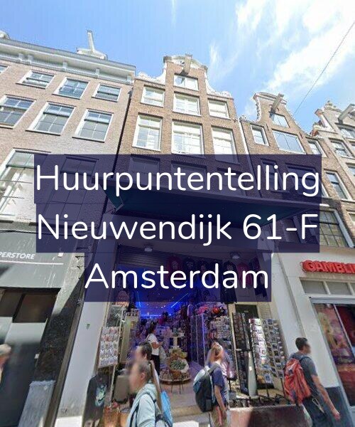 Foto gevel Huurpuntentelling voor Nieuwendijk 61-F, Amsterdam