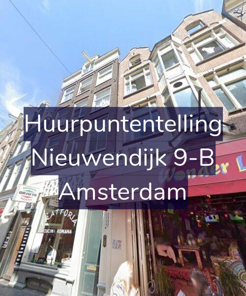 Foto gevel Huurpuntentelling voor Nieuwendijk 9-B, Amsterdam