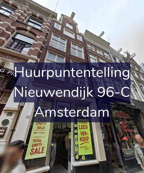 Foto gevel Huurpuntentelling voor Nieuwendijk 96-C, Amsterdam