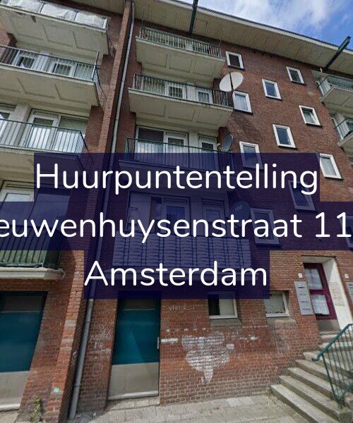 Foto gevel Huurpuntentelling voor Nieuwenhuysenstraat 11-H, Amsterdam