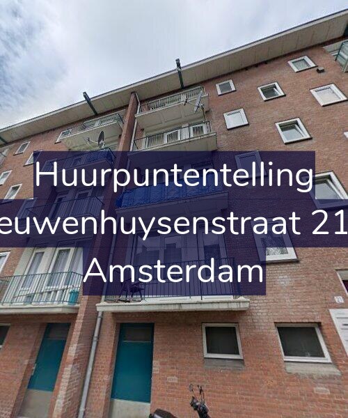 Foto gevel Huurpuntentelling voor Nieuwenhuysenstraat 21-1, Amsterdam