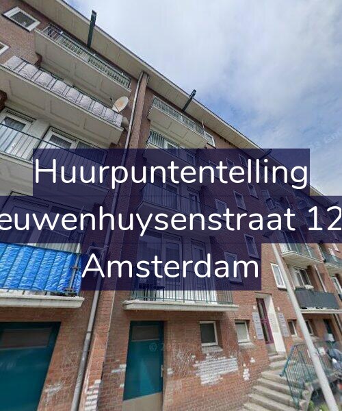Foto gevel Huurpuntentelling voor Nieuwenhuysenstraat 12-1, Amsterdam