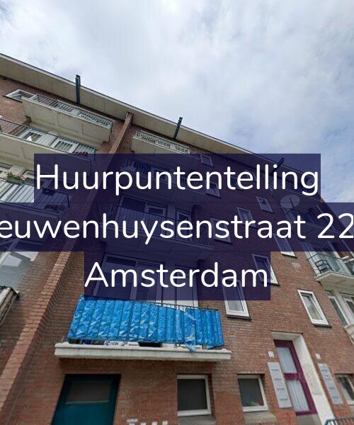 Foto gevel Huurpuntentelling voor Nieuwenhuysenstraat 22-2, Amsterdam