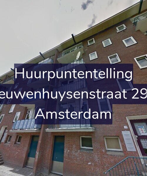 Foto gevel Huurpuntentelling voor Nieuwenhuysenstraat 29-1, Amsterdam