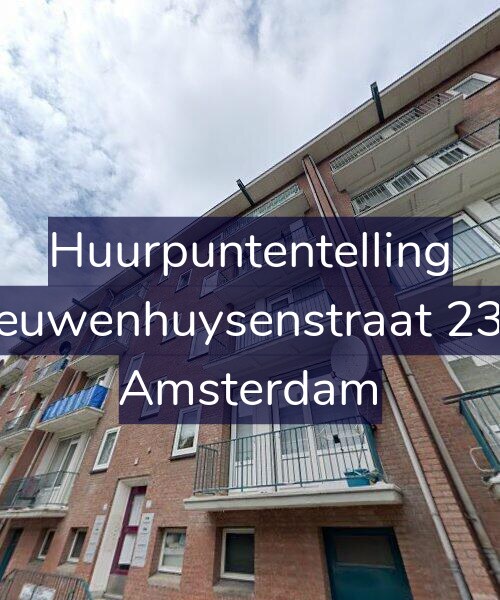 Foto gevel Huurpuntentelling voor Nieuwenhuysenstraat 23-2, Amsterdam