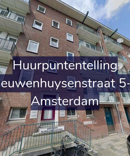 Foto gevel Huurpuntentelling voor Nieuwenhuysenstraat 5-H, Amsterdam