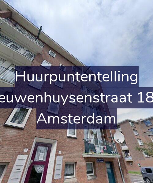 Foto gevel Huurpuntentelling voor Nieuwenhuysenstraat 18-2, Amsterdam