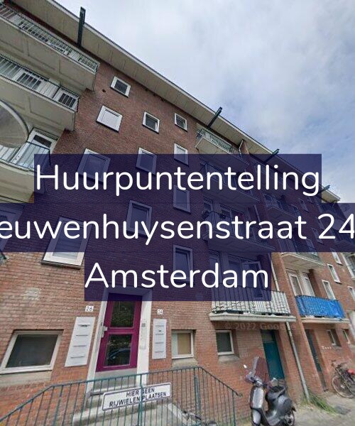 Foto gevel Huurpuntentelling voor Nieuwenhuysenstraat 24-1, Amsterdam