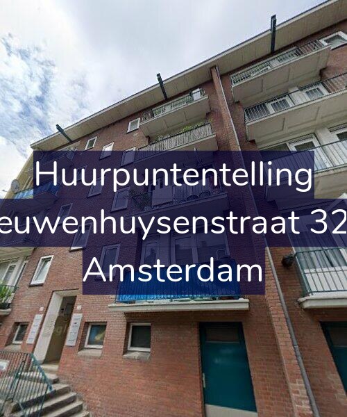 Foto gevel Huurpuntentelling voor Nieuwenhuysenstraat 32-1, Amsterdam