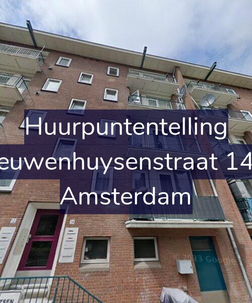 Foto gevel Huurpuntentelling voor Nieuwenhuysenstraat 14-1, Amsterdam