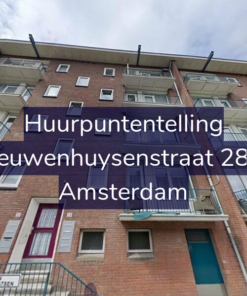 Foto gevel Huurpuntentelling voor Nieuwenhuysenstraat 28-1, Amsterdam