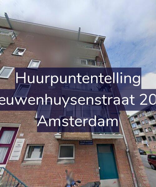 Foto gevel Huurpuntentelling voor Nieuwenhuysenstraat 20-1, Amsterdam