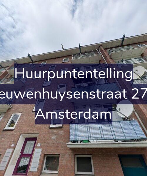 Foto gevel Huurpuntentelling voor Nieuwenhuysenstraat 27-2, Amsterdam