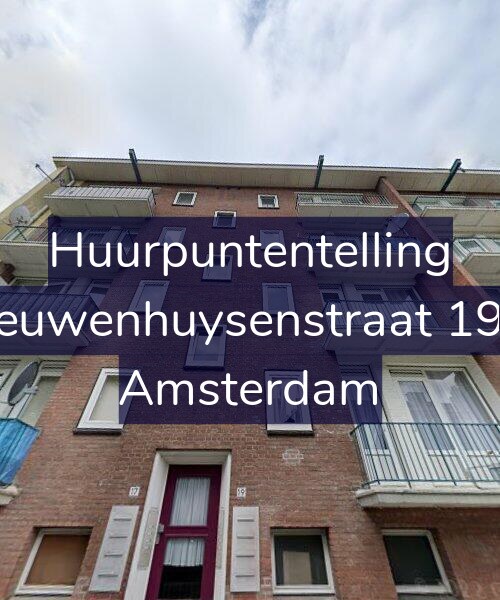 Foto gevel Huurpuntentelling voor Nieuwenhuysenstraat 19-2, Amsterdam