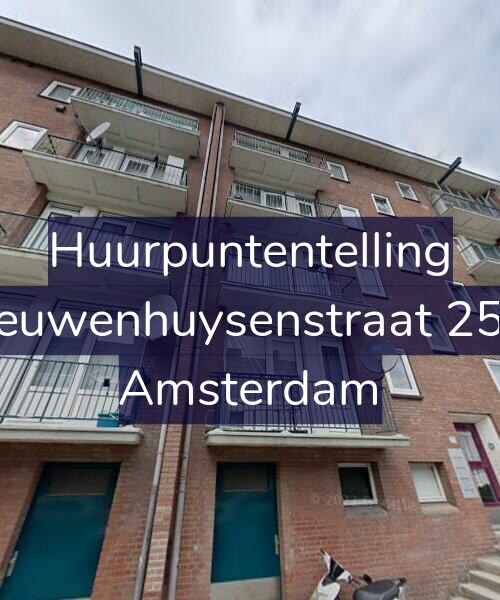 Foto gevel Huurpuntentelling voor Nieuwenhuysenstraat 25-1, Amsterdam