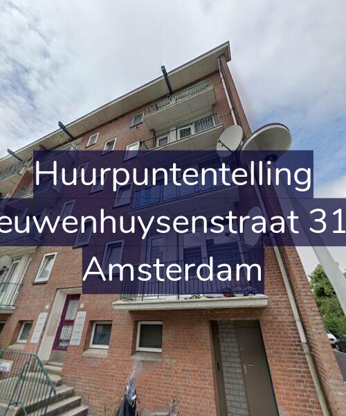 Foto gevel Huurpuntentelling voor Nieuwenhuysenstraat 31-1, Amsterdam