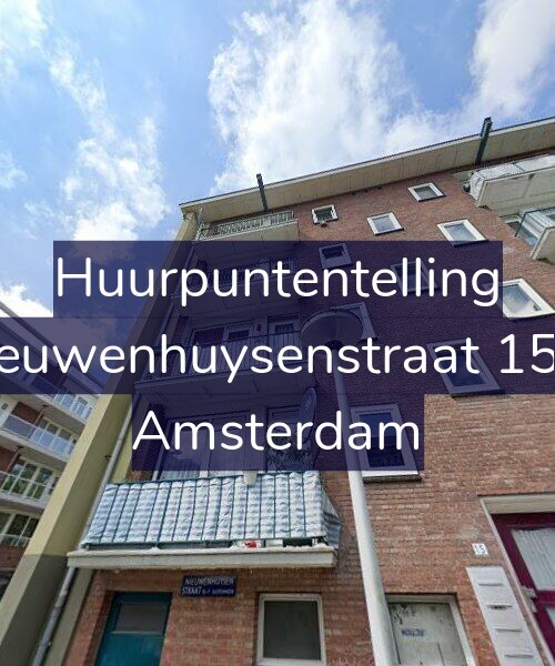 Foto gevel Huurpuntentelling voor Nieuwenhuysenstraat 15-2, Amsterdam