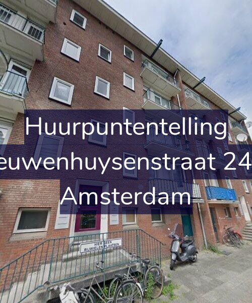 Foto gevel Huurpuntentelling voor Nieuwenhuysenstraat 24-H, Amsterdam