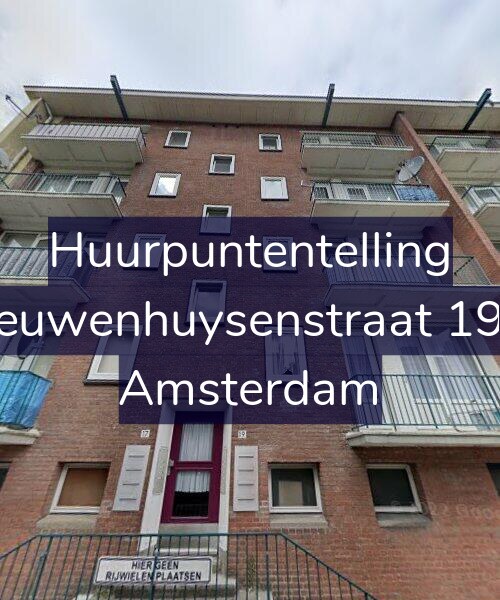 Foto gevel Huurpuntentelling voor Nieuwenhuysenstraat 19-1, Amsterdam