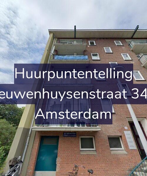 Foto gevel Huurpuntentelling voor Nieuwenhuysenstraat 34-1, Amsterdam