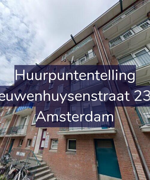 Foto gevel Huurpuntentelling voor Nieuwenhuysenstraat 23-1, Amsterdam