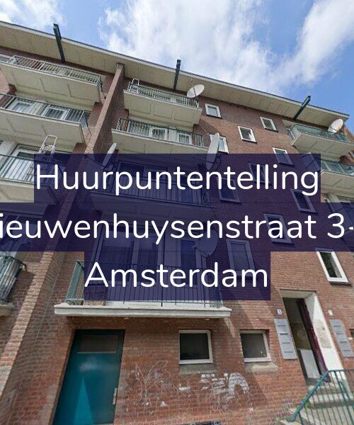 Foto gevel Huurpuntentelling voor Nieuwenhuysenstraat 3-1, Amsterdam