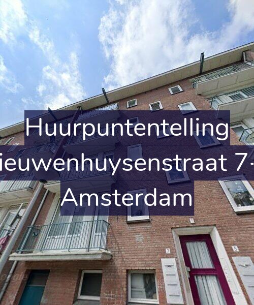 Foto gevel Huurpuntentelling voor Nieuwenhuysenstraat 7-2, Amsterdam
