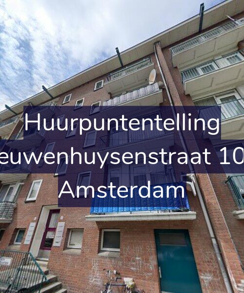 Foto gevel Huurpuntentelling voor Nieuwenhuysenstraat 10-1, Amsterdam