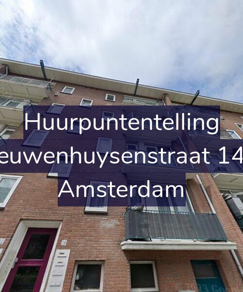Foto gevel Huurpuntentelling voor Nieuwenhuysenstraat 14-3, Amsterdam