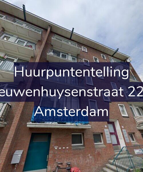 Foto gevel Huurpuntentelling voor Nieuwenhuysenstraat 22-1, Amsterdam