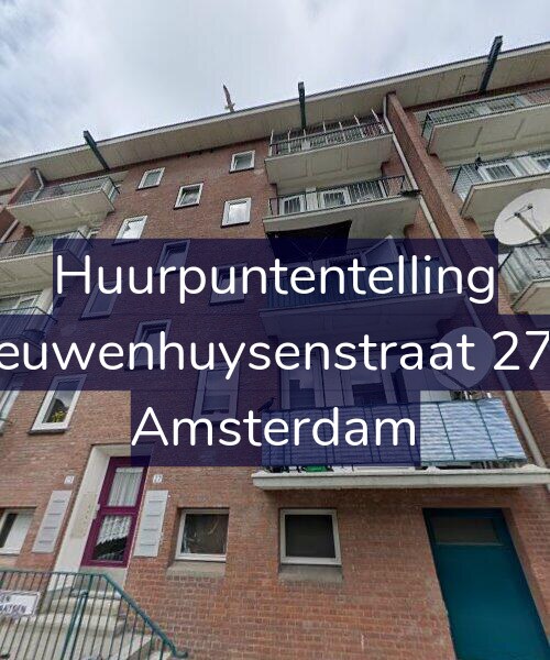 Foto gevel Huurpuntentelling voor Nieuwenhuysenstraat 27-1, Amsterdam