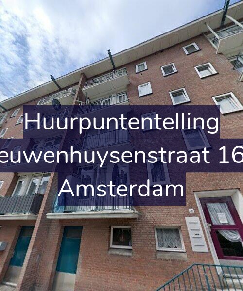Foto gevel Huurpuntentelling voor Nieuwenhuysenstraat 16-1, Amsterdam