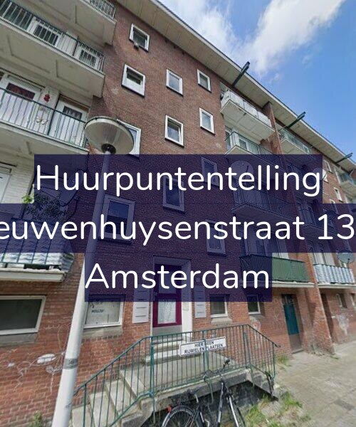 Foto gevel Huurpuntentelling voor Nieuwenhuysenstraat 13-H, Amsterdam